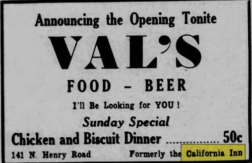 California Inn - May 10 1940 Article